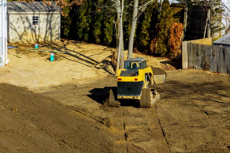 Yard Sloping Preparation