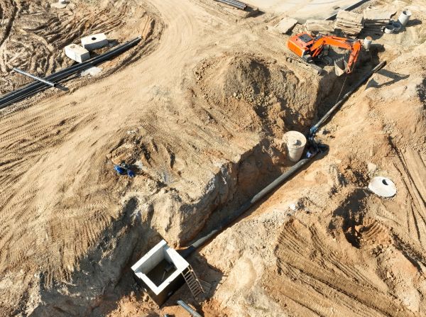 Drainage Construction in Greensburg