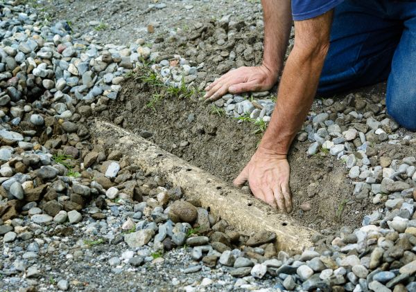French Ditch Installation in Greensburg