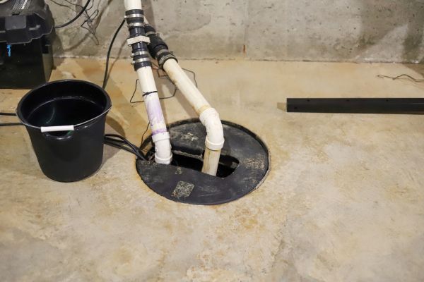Interior Basement Drainage in Greensburg