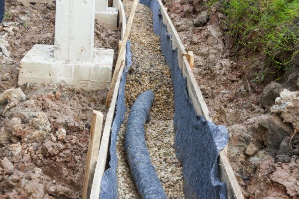 French Drain Installation in Greensburg